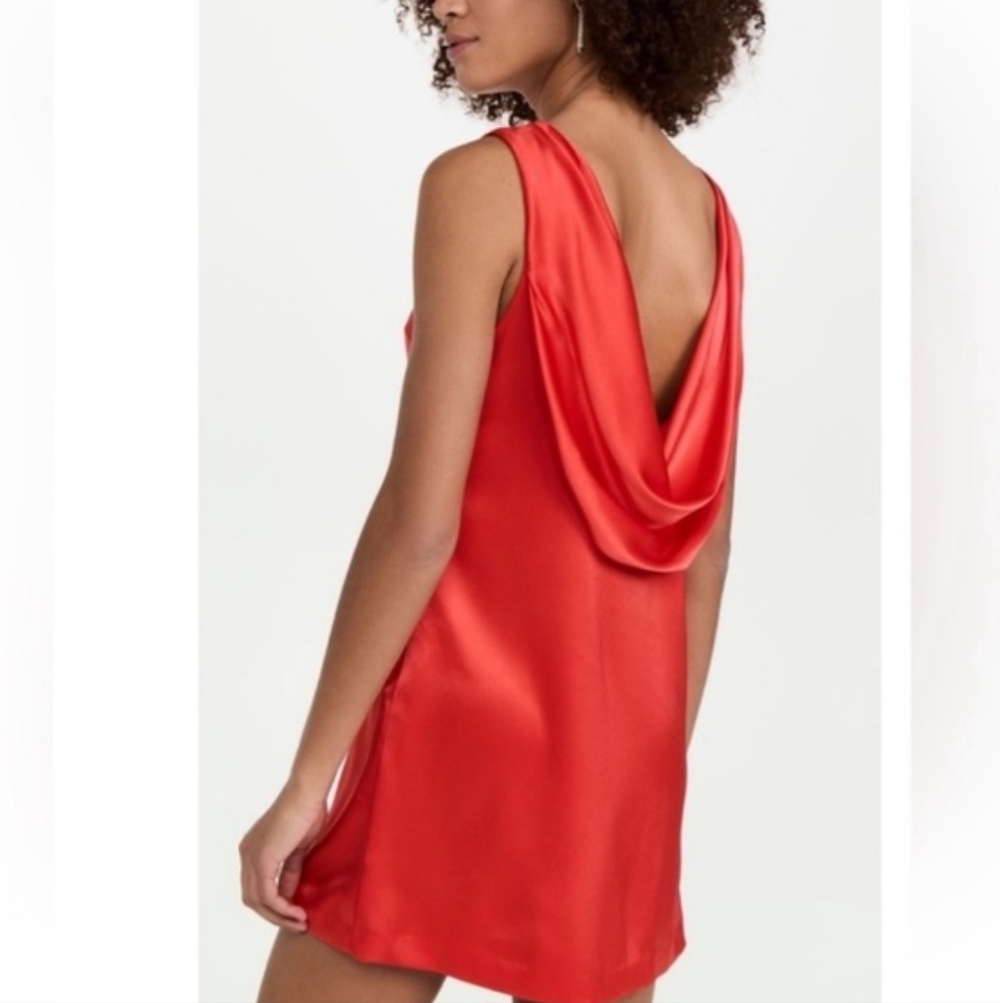 Alice + Olivia Lita Cowl Back Shift Dress